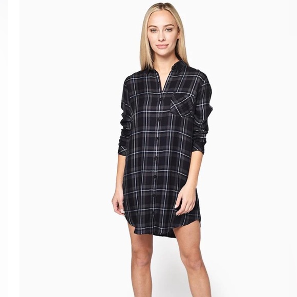 Rails Bianca Dress Onyx/Slate/White Size XS - Picture 3 of 9